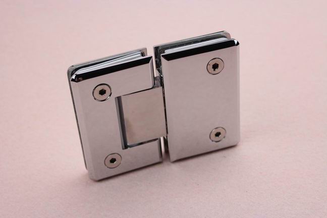 High anti-rusty 180 degree beveled brass shower door hinge