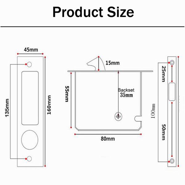 sliding door hook lock